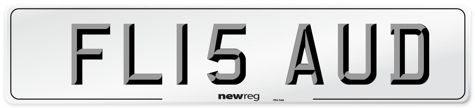 FL15 AUD Number Plate from New Reg